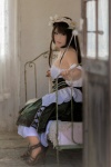 aiyoku_no_eustia bed blouse choker corset cosplay detached_sleeves enako eris_floraria hairband koku_no_kanaria skirt rating:Safe score:1 user:nil!