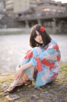 cosplay feet hair_ornament kimono nikukyuu_ayato original sandals rating:Safe score:4 user:Kryzz