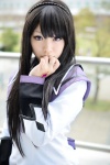 akemi_homura blouse cosplay hairband hina_(iv) puella_magi_madoka_magica ribbon_tie rating:Safe score:2 user:pixymisa