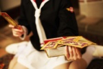 cardcaptor_sakura cosplay kanan_kaori kinomoto_sakura pleated_skirt sailor_uniform school_uniform skirt socks twintails rating:Safe score:0 user:nil!