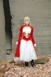 blonde_hair boots braid cosplay dress fate/series fate/stay_night kamui_arisa red_moon saber rating:Safe score:0 user:nil!