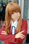 ahoge aisaka_taiga blazer blonde_hair blouse cosplay hina school_uniform toradora! rating:Safe score:0 user:nil!