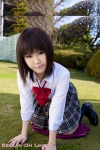 blouse bookbag costume kawamura_yumi kneesocks pleated_skirt school_uniform skirt rating:Safe score:0 user:nil!