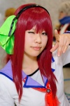 angel_beats! blazer cosplay hairband headdress kneesocks nakamura_yuri red_hair scarf_tie school_uniform yuu_(ii) rating:Safe score:0 user:pixymisa