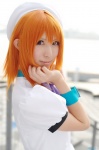 beret cosplay dress higurashi_no_naku_koro_ni orange_hair rinami ryuuguu_rena rating:Safe score:2 user:nil!
