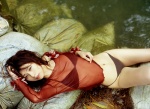bikini blouse cleavage flowers ns_eyes_249 sato_yurina see-through swimsuit wet rating:Safe score:1 user:nil!
