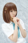 blouse cosplay hair_clips hirasawa_yui k-on! rinami sweater_vest rating:Safe score:1 user:nil!