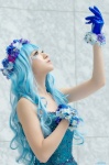 blue_hair cosplay gloves gown macross macross_frontier sheryl_nome urara_juri wreath rating:Safe score:0 user:nil!