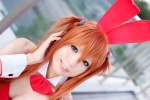 animal_ears asahina_mikuru bowtie bunny_ears bunny_girl bunny_outfit cleavage collar cosplay cuffs red_hair shion_akira suzumiya_haruhi_no_yuuutsu twintails rating:Safe score:0 user:pixymisa
