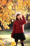 beret coat miniskirt pantyhose scarf skirt suu rating:Safe score:1 user:nil!