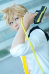 cosplay crossplay dress_shirt gun hatomune hoodie kagamine_len tagme_song tie vocaloid rating:Safe score:1 user:nil!