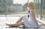 blonde_hair cosplay dress lost pantyhose shirayuki_himeno sound_horizon wings rating:Safe score:2 user:nil!