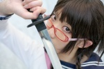 bleach cosplay glasses kurosaki_shihomu looking_over_glasses yadoumaru_lisa rating:Safe score:1 user:darkgray