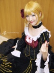 beatrice blonde_hair choker cosplay gown shiratama_rei umineko_no_naku_koro_ni rating:Safe score:0 user:nil!