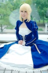 ahoge blonde_hair corset cosplay dress fate/series fate/zero saber tomiya rating:Safe score:0 user:nil!