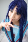 ari asakura_ryouko blue_hair cosplay sailor_uniform school_uniform suzumiya_haruhi_no_yuuutsu rating:Safe score:0 user:nil!