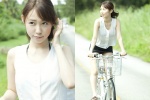 bicycle hip!_hop! miniskirt natsuki_riko skirt sleeveless_blouse rating:Safe score:1 user:nil!