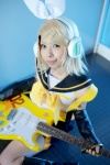 blonde_hair cosplay default_costume guitar hairbow headset kagamine_rin mizuhara_aiko vocaloid rating:Safe score:1 user:Log