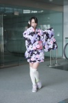 cosplay original rei_(vi) side_ponytail thighhighs white_legwear yukata zettai_ryouiki rating:Safe score:0 user:nil!