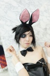 animal_ears bodysuit bowtie bunny_ears bunny_outfit collar cosplay cuffs eyepatch kurobara_renji ringo zone-00 rating:Safe score:0 user:pixymisa