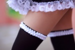 ayanami_rei cosplay kaoru's_collection_3 kishimoto_kaoru miniskirt neon_genesis_evangelion skirt skirt_lift thighhighs zettai_ryouiki rating:Safe score:3 user:nil!
