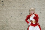 blonde_hair braid cosplay dress fate/series fate/stay_night kamui_arisa red_moon saber rating:Safe score:0 user:nil!