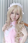 apron blonde_hair cosplay dress hairband maid maid_uniform tagme_character tagme_series tomomi_(ii) rating:Safe score:0 user:nil!