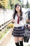 bookbag cellphone dgc_0969 pleated_skirt sailor_uniform school_uniform shinohara_saemi skirt thighhighs zettai_ryouiki rating:Safe score:0 user:nil!
