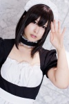 apron choker cosplay dress hairband maid maid_uniform narihara_riku original rating:Safe score:0 user:pixymisa