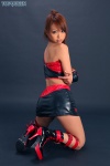 ass boots choker croptop miniskirt narushima_momoka race_queen skirt rating:Safe score:1 user:nil!