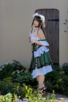 aiyoku_no_eustia blouse choker cleavage corset cosplay detached_sleeves enako eris_floraria hairband koku_no_kanaria skirt rating:Safe score:2 user:nil!