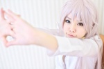 asanagi_rin bell blouse cosplay heterochromia k neko_(k) pink_hair rating:Safe score:0 user:pixymisa