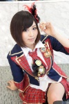 akb48 blazer blouse boots cosplay endou_sora headdress maeda_atsuko_(cosplay) miniskirt pleated_skirt school_uniform skirt tie rating:Safe score:0 user:pixymisa