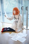 black_legwear cosplay dress marui_mizutama nanami_haruka_(uta_no_prince-sama) orange_hair pantyhose uta_no_prince-sama rating:Safe score:0 user:nil!