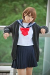 cardigan cosplay original pleated_skirt sailor_uniform school_uniform skirt uri rating:Safe score:1 user:nil!