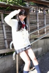 akiloveschool blouse cardigan cosplay itsuki_akira kneesocks original pleated_skirt school_uniform skirt rating:Safe score:0 user:nil!
