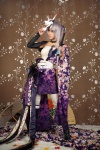 cosplay kamui_gakupo kimono knife_(vocaloid) mask purple_hair sheath tasha rating:Safe score:3 user:pulsr