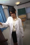 blouse fishnet_stockings glasses kijima_noriko lab_coat miniskirt skirt thighhighs rating:Safe score:0 user:nil!