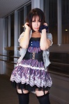 cardigan dress garter_belt kanato_akira thighhighs zettai_ryouiki rating:Safe score:1 user:nil!