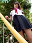 bookbag kana_(iii) pleated_skirt sailor_uniform school_uniform skirt rating:Safe score:0 user:nil!