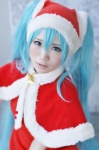 cosplay dress hatsune_miku kurasaka_kururu santa_costume stocking_cap tagme_song twintails vocaloid rating:Safe score:0 user:nil!