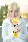 blonde_hair cosplay hoodie lollipop original shorts twintails uzuki rating:Safe score:0 user:nil!