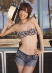 bikini_top denim fedora mariko_2010 shinoda_mariko shorts swimsuit rating:Safe score:0 user:nil!