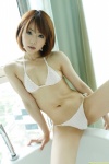 bathroom bathtub bikini cleavage dgc_1039 ninomiya_saki side-tie_bikini swimsuit rating:Safe score:0 user:nil!