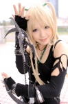 amane_misa blonde_hair chains cosplay death_note gloves kipi torn_clothes twintails rating:Safe score:1 user:nil!