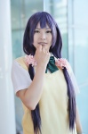 blouse cosplay love_live!_school_idol_project purple_hair rara_(ii) school_uniform sweater_vest toujou_nozomi twintails rating:Safe score:0 user:nil!