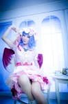 blue_hair cosplay dress hat maropapi remilia_scarlet socks touhou touhou_ningyou_fuminori_shirizu_2 wings rating:Safe score:0 user:nil!