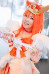 bow choker cosplay crown cuffs cure_sunny dress hino_akane orange_hair pretty_cure smile_precure! tommy wand rating:Safe score:0 user:pixymisa