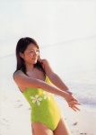 beach isoyama_sayaka ocean one-piece_swimsuit pre_pri_17 swimsuit rating:Safe score:0 user:nil!