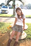 boots camouflage felicidade kudo_risa miniskirt skirt tshirt rating:Safe score:0 user:nil!